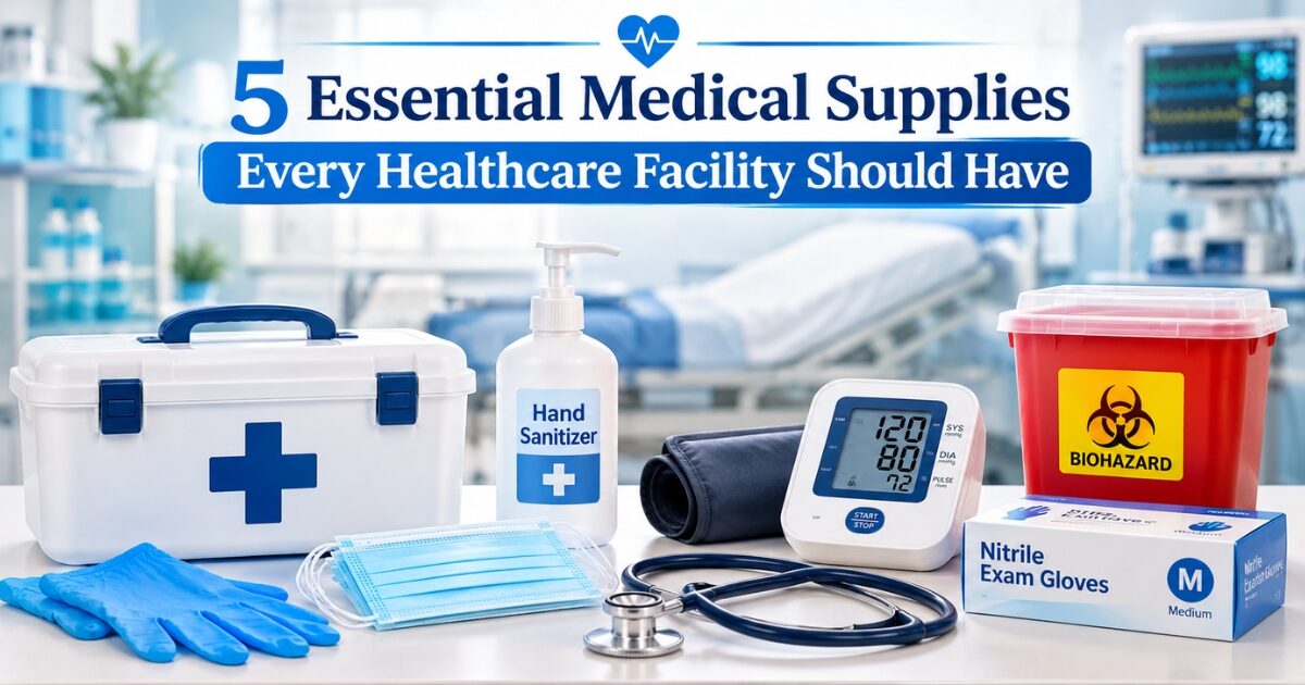5 Essential Medical Supplies Every Healthcare Facility Should Have