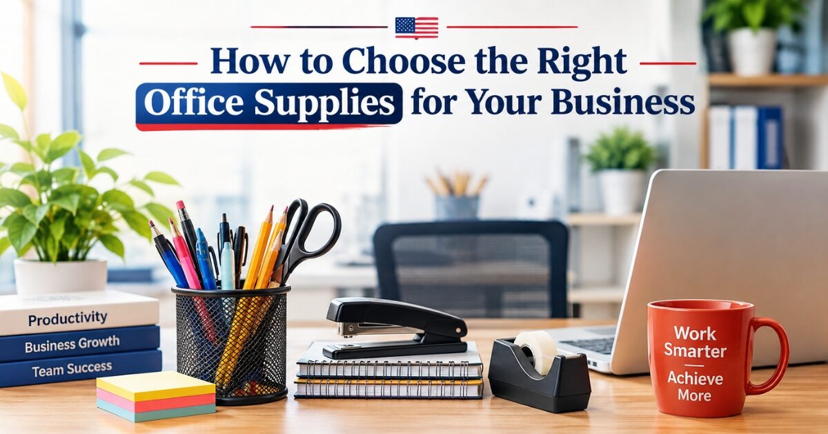 How to Choose the Right Office Supplies for Your Business