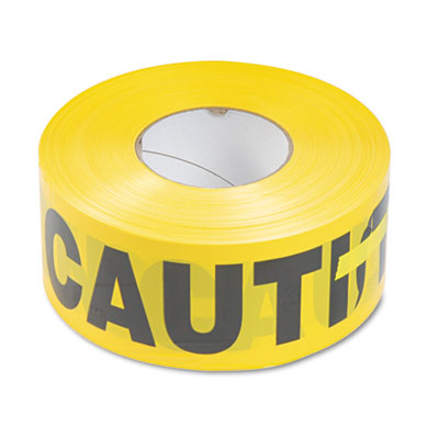 CAUTION BARRICADE SAFETY TAPE, YELLOW